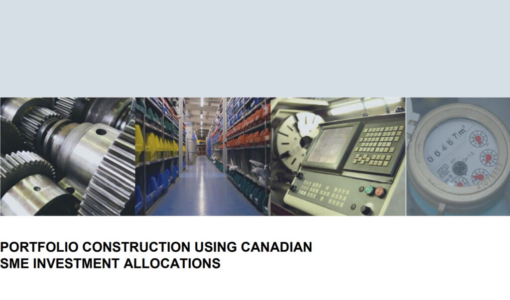 Portfolio Construction Using Canadian SME Allocations