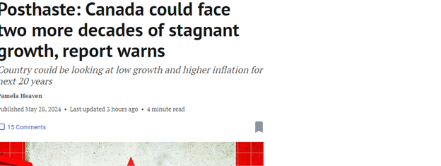 Financial Post – Canada’s Risk of Stagflation